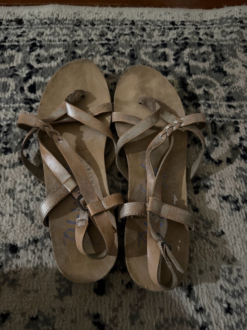 Women’s Strappy Rose gold Sandals